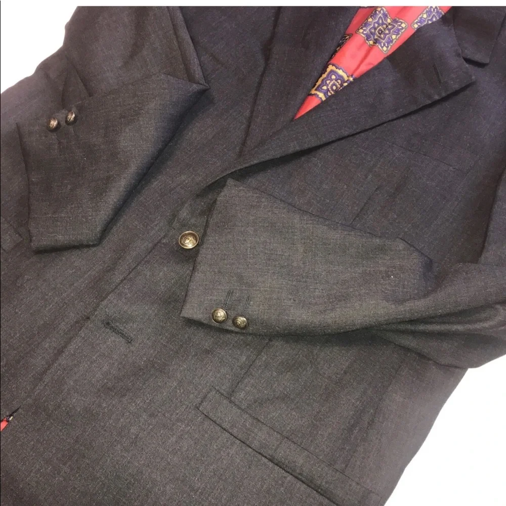 Vintage  Versace Jacket Sz52 - Picture 6 of 11